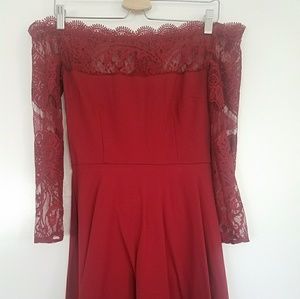 Lace off the shoulder dress BB Dakota